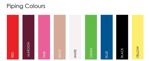 Piping and Stitching for Custom Order